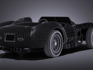 Ferrari 250 Testa Rossa 1957-1958 Modelo 3D