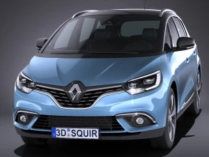 Renault Grand Scenic 2017 3D Model
