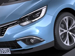 Renault Grand Scenic 2017 3D Model