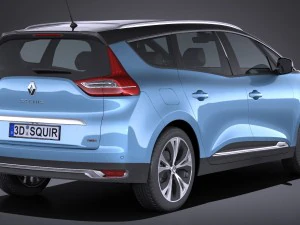 Renault Grand Scenic 2017 3D Model