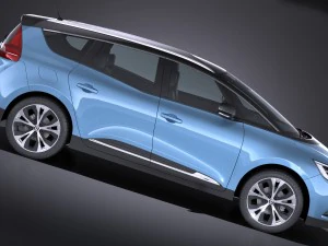 Renault Grand Scenic 2017 3D Model