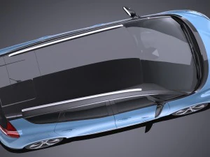 Renault Grand Scenic 2017 3D Model