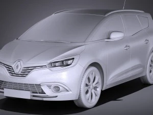 Renault Grand Scenic 2017 3D Model