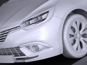 Renault Grand Scenic 2017 Modèle 3D