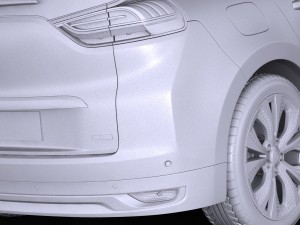 Renault Grand Scenic 2017 Modèle 3D