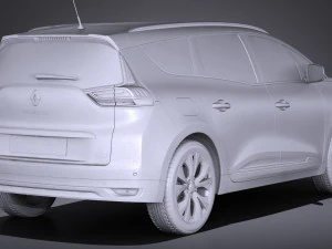 Renault Grand Scenic 2017 3D Model