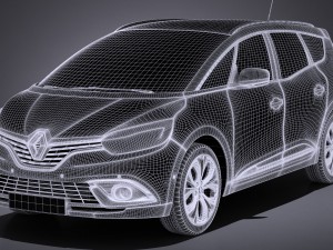 Renault Grand Scenic 2017 Modèle 3D