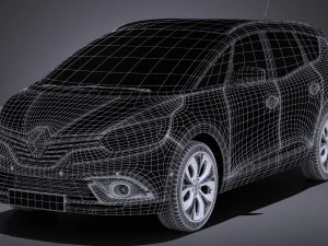 Renault Grand Scenic 2017 3D Model