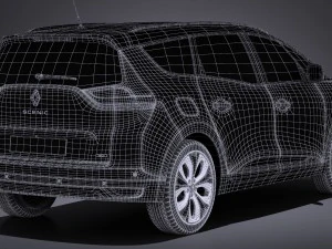 Renault Grand Scenic 2017 3D Model