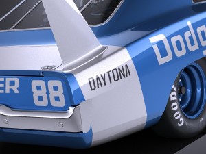 Dodge Charger Daytona 1969 Nascar Modello 3D
