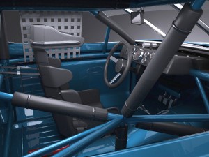 Dodge Charger Daytona 1969 Nascar Modello 3D