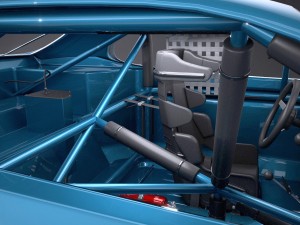 Dodge Charger Daytona 1969 Nascar Modello 3D