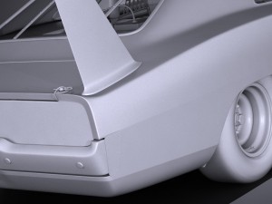Dodge Charger Daytona 1969 Nascar Modello 3D
