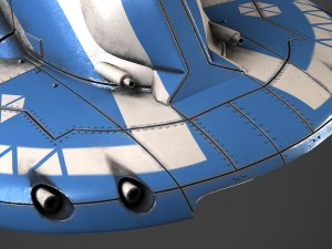 Star Wars AAT Battletank Blue Modèle 3D