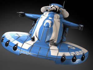Star Wars AAT Battletank Blue Modèle 3D