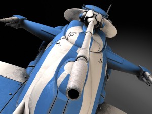 Star Wars AAT Battletank Blue Modèle 3D