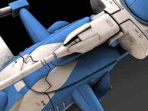 Star Wars AAT Battletank Blue Modèle 3D
