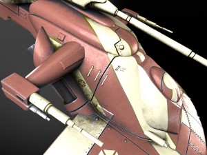 Star Wars AAT Battletank Red Model 3D