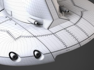 Star Wars AAT Battletank Red Model 3D