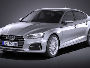 Audi A5 Sportback 2017 3D मॉडल