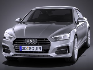 Audi A5 Sportback 2017 Modelo 3D