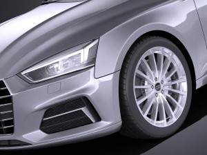 Audi A5 Sportback 2017 Modelo 3D