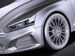 Audi A5 Sportback 2017 Modelo 3D