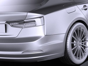 Audi A5 Sportback 2017 Modelo 3D