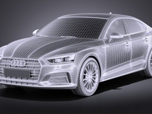 Audi A5 Sportback 2017 Modelo 3D