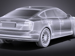 Audi A5 Sportback 2017 Modelo 3D
