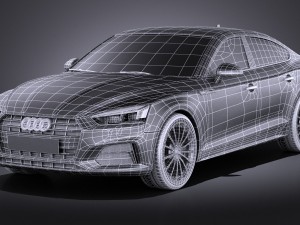 Audi A5 Sportback 2017 Modelo 3D
