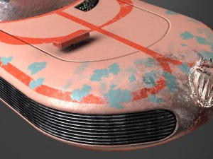 Hovercraft X-34 Landspeeder LUKE di Star Wars Modello 3D