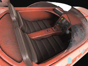 Hovercraft X-34 Landspeeder LUKE di Star Wars Modello 3D