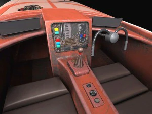 Hovercraft X-34 Landspeeder LUKE di Star Wars Modello 3D