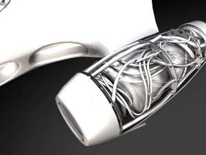 Hovercraft X-34 Landspeeder LUKE di Star Wars Modello 3D