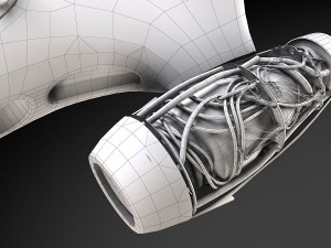 Star Wars X-34 Landspeeder LUK Howercraft Modelo 3D