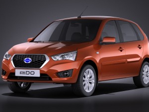 Datsun Mi-Do 2015 vray 3D Model