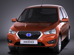 Datsun Mi-Do 2015 vray Modelo 3D