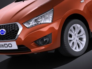 Datsun Mi-Do 2015 vray Modelo 3D