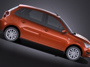 Datsun Mi-Do 2015 vray Modelo 3D