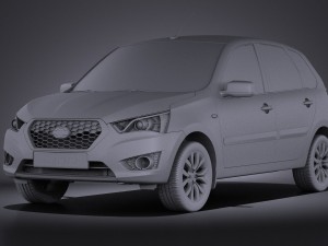 Datsun Mi-Do 2015 vray Modelo 3D