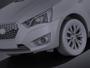 Datsun Mi-Do 2015 vray Modelo 3D