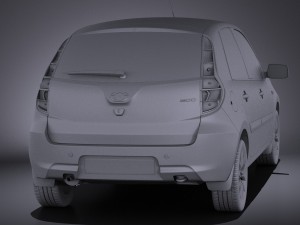 Datsun Mi-Do 2015 vray Modelo 3D