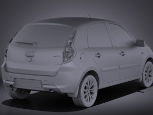 Datsun Mi-Do 2015 vray Modelo 3D
