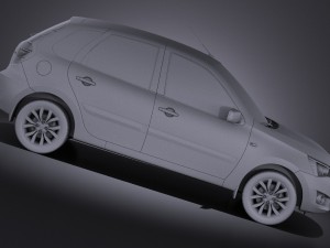 Datsun Mi-Do 2015 vray Modelo 3D
