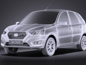 Datsun Mi-Do 2015 vray Modelo 3D
