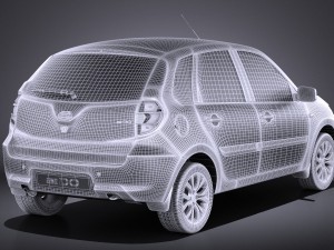 Datsun Mi-Do 2015 vray Modelo 3D