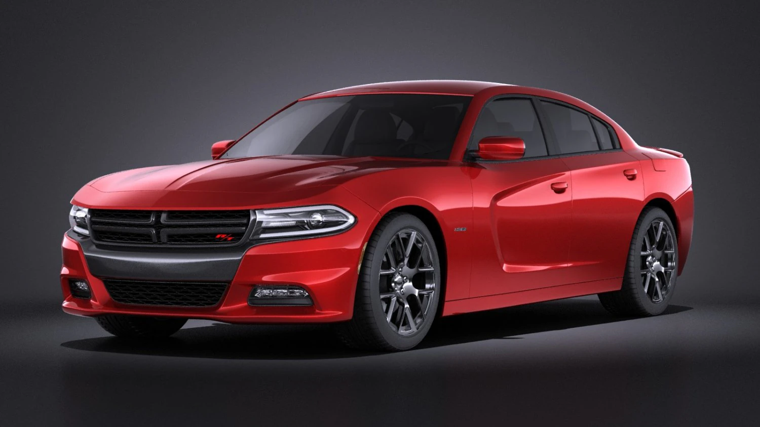 Dodge Charger 2015 vray 3D Model .c4d .max .obj .3ds .fbx .stl .blend 