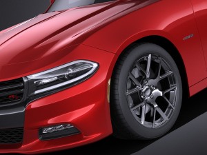 Dodge Charger 2015 vray 3D 模型
