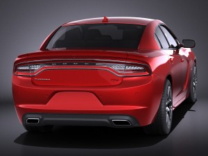 Dodge Charger 2015 vray 3D 模型